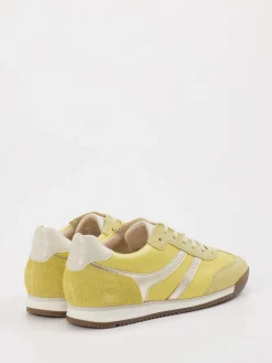 Damen Gabor – Retro-Sneaker aus Veloursleder Pastell