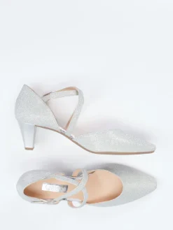 – Riemchenpumps aus Metallicleder*Gabor Online