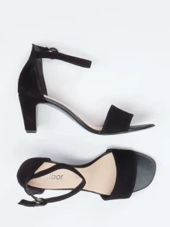 Damen Gabor – Sandalette aus Veloursleder