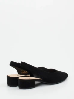 Damen Gabor – Slingback-Pumps aus Veloursleder