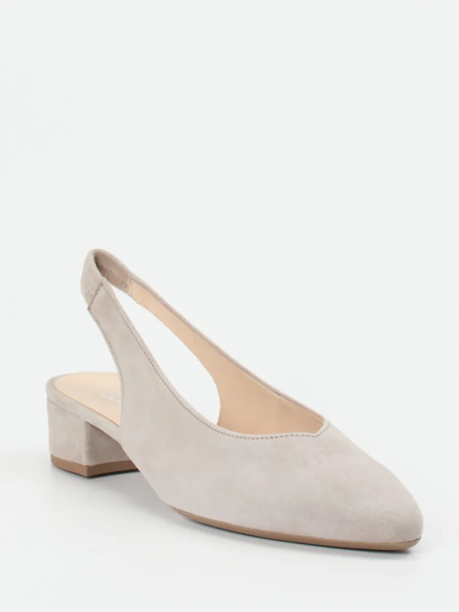 Damen Gabor – Slingpumps aus Veloursleder in