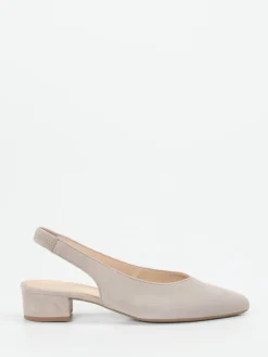 Damen Gabor – Slingpumps aus Veloursleder in