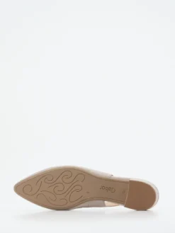 Damen Gabor – Slingpumps aus Veloursleder in