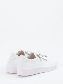 Damen Gabor – Sneaker aus Kalbleder mit Schmuckdetails