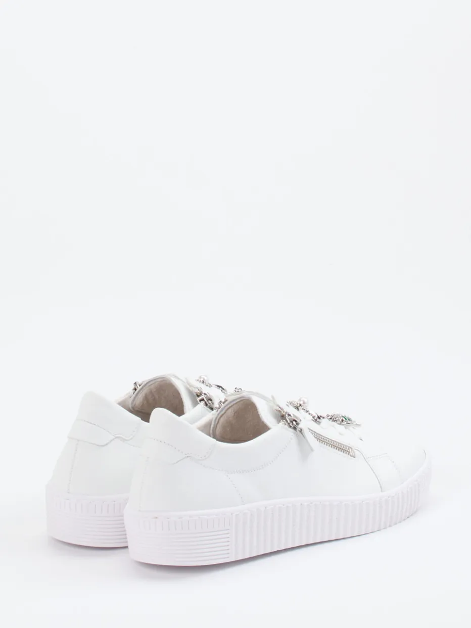 Damen Gabor – Sneaker aus Kalbleder mit Schmuckdetails