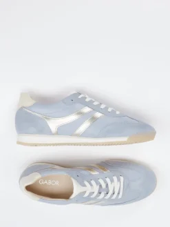 Damen Gabor – Sneaker aus Veloursleder Pastell