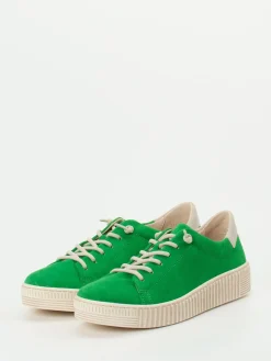 – Sneaker aus Veloursleder in Gras*Gabor Hot