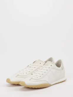 Damen Gabor – Sneaker aus Velours und Textil in Offwhite
