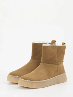 – Stiefelette aus Veloursleder cognac*Gabor Sale