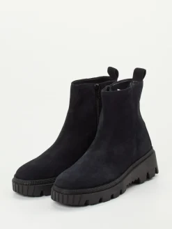 – Stiefeletten aus Veloursleder tiefschwarz*Gabor Clearance