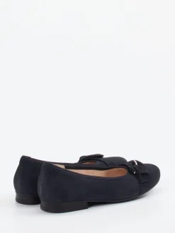 – Ballerinas aus Veloursleder Dunkel*Gabor Comfort Discount