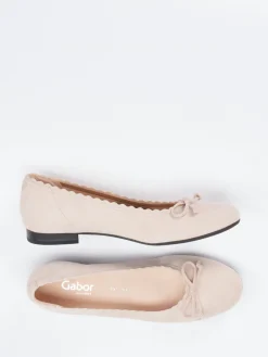 Damen Gabor Comfort – Ballerinas aus Veloursleder