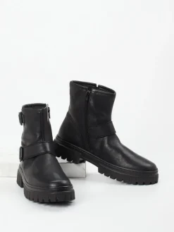 Damen Gabor Comfort – Biker-Stiefelette aus Kalbleder