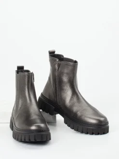 – Chelsea Boots aus Metallicleder anthrazit*Gabor Comfort Sale
