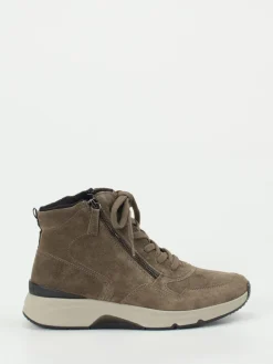 – High-Top-Sneaker aus Veloursleder Taupe*Gabor Comfort Outlet
