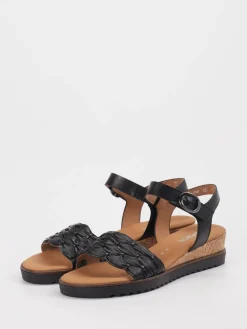 Damen Gabor Comfort – Keilsandaletten aus Kalbleder