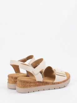 Damen Gabor Comfort – Keilsandaletten aus Hirschleder