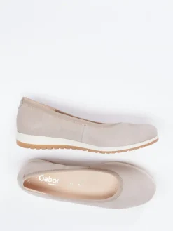 Damen Gabor Comfort – Komfort-Ballerinas aus Nubukleder
