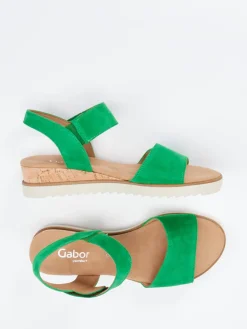 – Komfortsandale aus Veloursleder*Gabor Comfort New