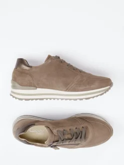 – Komfort-Sneaker aus Veloursleder taupe*Gabor Comfort Best