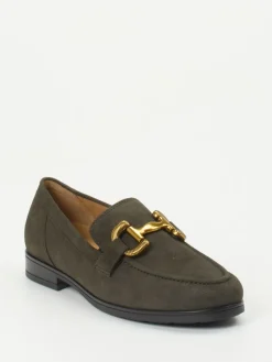 – Loafer aus Veloursleder olivgrau*Gabor Comfort Sale