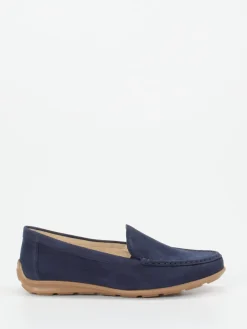 Damen Gabor Comfort – Loafer aus Nubukleder marine