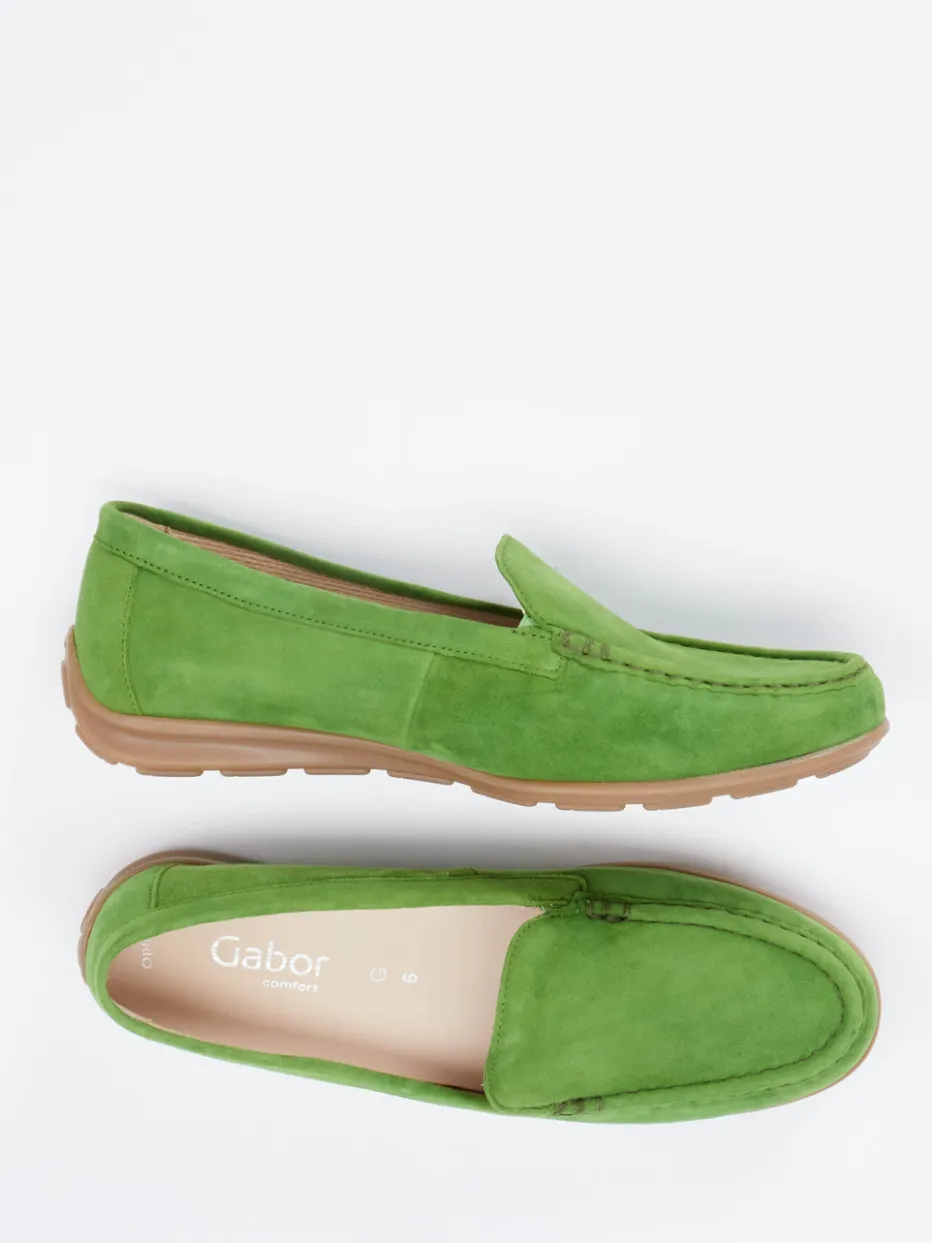 – Loafer aus Veloursleder gras*Gabor Comfort