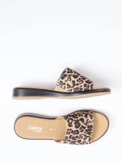 – Pantolette aus geprägtem Leder*Gabor Comfort Best