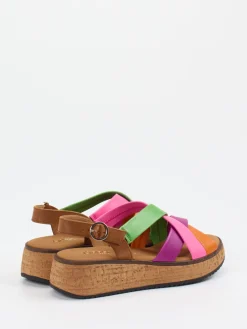 Damen Gabor Comfort – Plateau-Sandale aus Kalbleder color