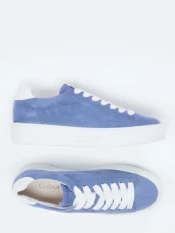 Damen Gabor Comfort – Plateau-Sneaker aus Veloursleder