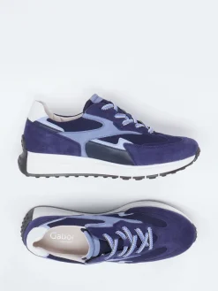 Damen Gabor Comfort – Retro-Sneaker aus Veloursleder