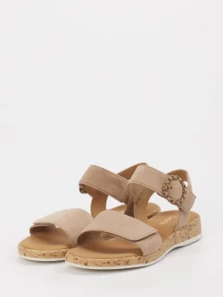 Damen Gabor Comfort – Sandalen aus Veloursleder