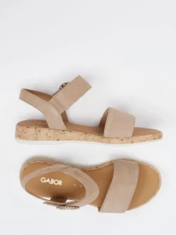 Damen Gabor Comfort – Sandalen aus Veloursleder
