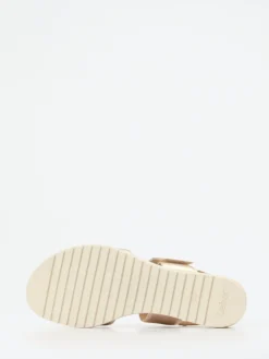 – Sandalen aus Metallicleder Champagner*Gabor Comfort Online