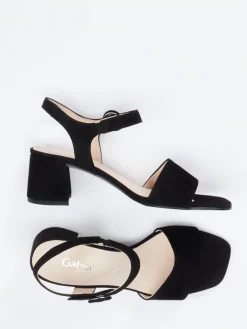 Damen Gabor Comfort – Sandalette aus Veloursleder