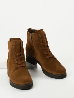 – Schnürboots aus Veloursleder*Gabor Comfort Hot