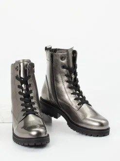 Damen Gabor Comfort – Schnürboots aus Lackleder in