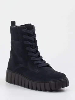 – Schnürboots aus Veloursleder in*Gabor Comfort New