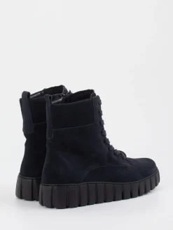 – Schnürboots aus Veloursleder in*Gabor Comfort New