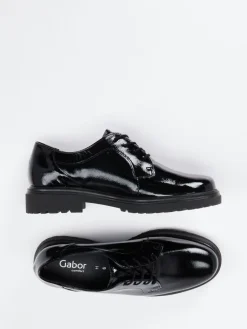 – Schnürschuh aus Lackleder*Gabor Comfort Best