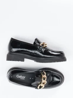 Damen Gabor Comfort – Slipper aus Lackleder