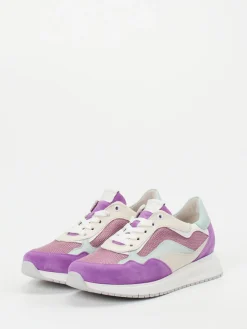 Damen Gabor Comfort – Sneaker aus Veloursleder Flieder