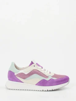 Damen Gabor Comfort – Sneaker aus Veloursleder Flieder