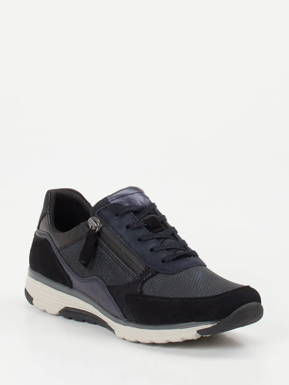 Damen Gabor Comfort – Sneaker aus Metallicleder in