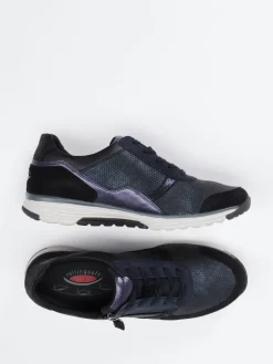 Damen Gabor Comfort – Sneaker aus Metallicleder in