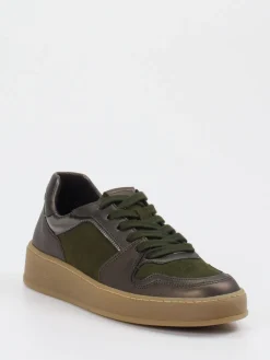 Damen Gabor Comfort – Sneaker aus Veloursleder Oliv