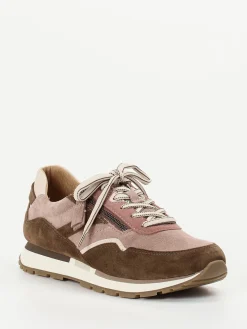 Damen Gabor Comfort – Sneaker aus Veloursleder Altrosa