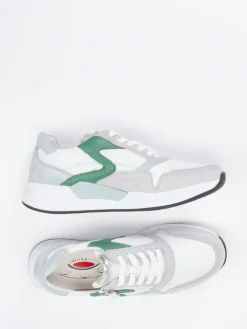 – Sneaker aus Veloursleder und Mesh Offwhite*Gabor Comfort Hot