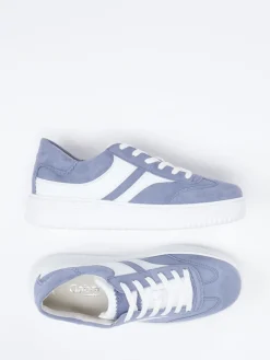 Damen Gabor Comfort – Sneaker aus Veloursleder jeans