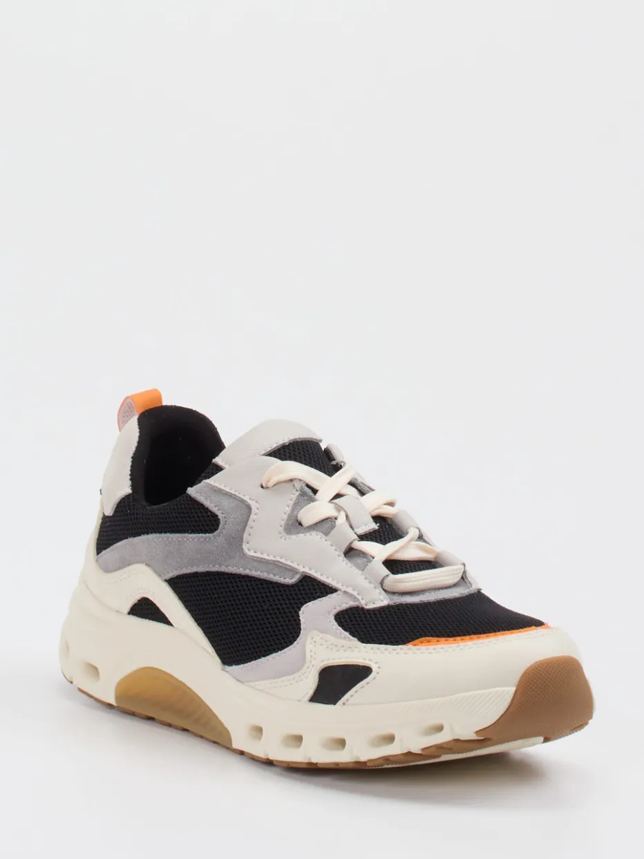 Damen Gabor Comfort – Sneaker aus Kalbleder mit Mesh-Einsätzen